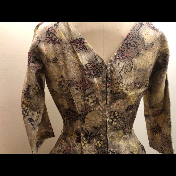 Vintage 60s Nature Inspired Dress - Picture 5 of 8